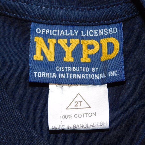 Boys 2T New York Police Department  NYPD T Shirt - Picture 3 of 4